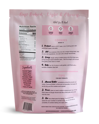 Nowhere Bakery Chocolate Chip Cookie Mix